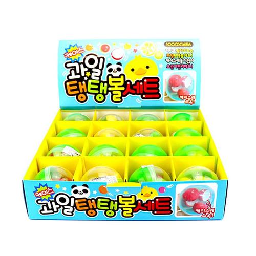 아이윙스-1000 케이스 과일 탱탱볼세트 얌체공 공놀이선물 어린이집 유치원 초등학교  단체선물 (5개)