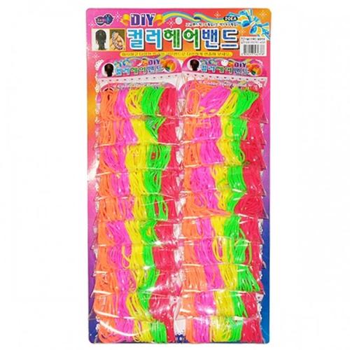 아이윙스-1000 헤어밴드세트 무지개 머리끈 헤어끈 (20개입) 어린이집 유치원 학원학교 단체 크리스마스선물 답례품