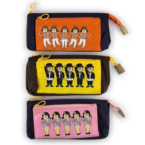 아이윙스-아이윙스 6000 쿠키 2단 캥거루 파우치 봉제필통 어린이 학생 단체선물