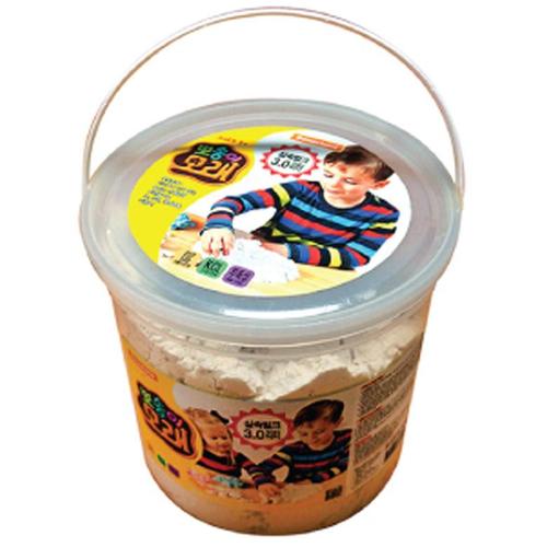 아이윙스-96000 뽀송이 모래 하양 3리터 대용량 모래놀이 어린이집 유치원 초등학교 신학기 입학선물 졸업선물