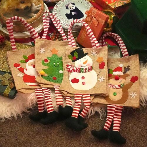 아이윙스-6000 PF 크리스마스 선물가방 토트백 쇼핑백 어린이 유치원 초등 크리스마스선물포장 단체선물